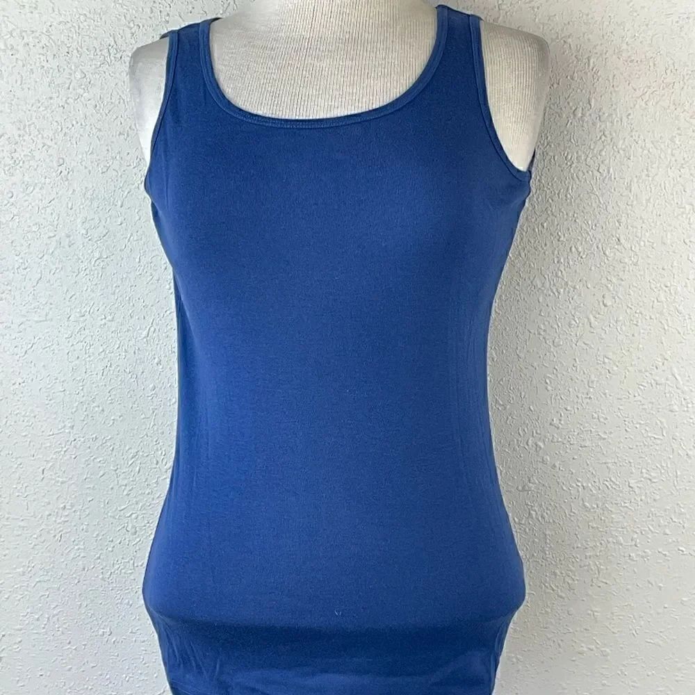 Pre-Owed PBX Basics Womens Blue Tank Top Size M